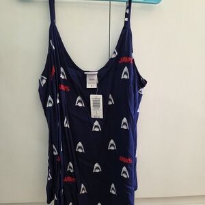 Jaws Themed Navy Dress